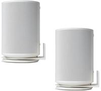 Support Mural En Métal Compatible Avec Sonos Era 100, Support De Support, Compatible Avec Sonos Era 100 Gestion De Câbles Intégrée, Max. 12 Kg (2-Pack, Blanc)