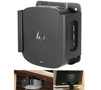 Support mural en métal et support sous bureau compatible avec station d'accueil HP USB-C G5-VESA - Support de montage en acier haute résistance compatible avec HP USB-C Dock G5 (support noir