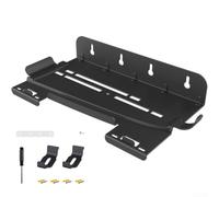 Support mural en métal pour console PS5 Pro conçu pour économiser de l'espace et un placement sûr avec une construction robuste et une large compatibilité (noir)