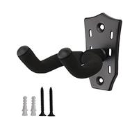 Support mural en métal pour guitare avec éponge de protection pour le cou, support de crochet pour basse, violon, ukulélé, support en métal, pièces de montage pratiques
