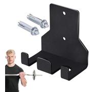 Support mural en métal pour haltères | Support vertical pour barre d'haltères - pour la maison, la cave, le rangement de l'espace d'entraînement, l'organisation de l'espace d'entraînement physique