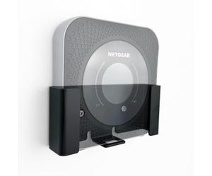 Support mural en métal pour routeur Netgear Nighthawk - Compatible M1, M2, MR1100 - Fixation adhésive ou à visser