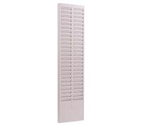 Support mural en plastique pour cartes de temps, support d'enregistreur de paie de présence pour bureau perforé à l'horloge, support de cartes à suspendre pour entrepôt