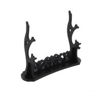 Support mural en plastique robuste pour Katana Épée Noire pour Rapière Dague Tanto 11 x 8,5 cm