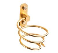 Support mural en spirale pour sèche-cheveux, organisateur mural, support en spirale, étagère de salle de bain en aluminium, rangement, accessoire de salle de bain, étagère murale