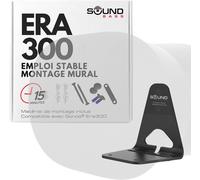 Support Mural Era300, Profil Bas, Noir, Unité Individuelle, Compatible Avec Le Haut-Parleur Sonos Era 300, Complet Avec Tout Le Matériel De Fixation