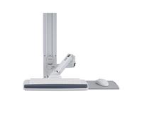 Support Mural Ergotron LX 45-551-216 Blanc pour Écran jusqu'à 32" (81.3 cm), Charge Max 11.3 kg, VESA 75x75/100x100 mm, Inclinaison 75°, Rotation 90°, Pan 180°
