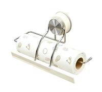 Support mural essuie-tout Rangement adhésif pour serviettes en rouleaux | Dérouleur Essuie-Tout Sous Placard Pour Cuisine Maison Salle De Bain Appartement Plan De Travail Cellier Buanderie