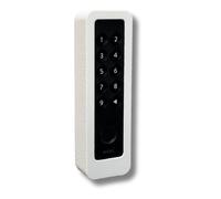 Support mural et coque de protection compatibles avec Nuki Keypad 2 et NFC - ASA résistant aux UV - Antivol avec vis de sécurité Torx en acier inoxydable - Protection contre les intempéries - Blanc
