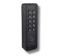 Support mural et couvercle de protection compatible avec Nuki Keypad 2 et NFC - ASA résistant aux UV - Antivol avec vis de sécurité Torx en acier inoxydable - Protection contre les intempéries - Noir