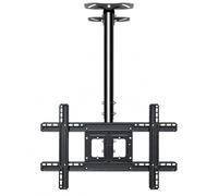 Support mural et plafond réglable pour téléviseurs de 32 à 60 pouces | Supporte jusqu'à 40 kg avec extension de 28-62", inclinaison de -5° à +15° et rotation à 360°.