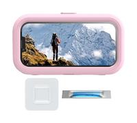 Support mural étanche pour téléphone portable, support adhésif réglable à 360 °, pour salle de bain, cuisine, piscine, étui universel pour smartphone