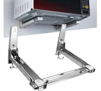Support mural extensible pour four à micro-ondes Rack Stand en acier inoxydable