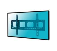 Support TV plafond inclinable 1 écran portrait 43''- 75'' Hauteur 225cm noir Noir G