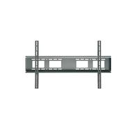 Support Mural Fixe pour Téléviseur 80 à 120 pouces Charge Maximale 300 kg Argent