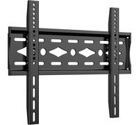 Support mural fixe pour TV compatible avec la plupart des téléviseurs LED/LCD/OLED plats et incurvés de 26 à 63"" VESA 75 x 75 mm à 400 x 400 mm jusqu'à 50 kg 32"" 36"" 38"" 42"" 55