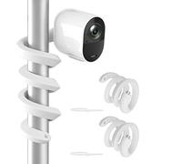 Support mural flexible pour appareil photo Arlo Pro, Arlo Pro 2, Arlo Pro 3, Arlo Ultra, Arlo Essential et Arlo Go, support mural pour monter Arlo Camera Aucun outil nécessaire (blanc, lot de 2)