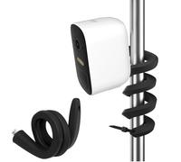 Support mural flexible pour appareil photo Arlo Pro, Arlo Pro 2, Arlo Pro 3, Arlo Ultra et Arlo Go, support mural pour monter Arlo Camera Aucun outil nécessaire (noir)