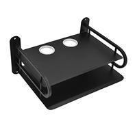Support Mural Flottant à Double Couche, Boîte de Rangement pour Routeur Wifi Double Sans Fil, Support Mural pour Support de Stockage TV pour Chambre à Coucher, Salon