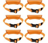 Support mural for bouteille de gaz, support for bouteille de propane/support for bouteille d'oxygène(Orange,6 pack)