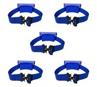 Support mural for bouteille d'oxygène, argon, propane - Support de rangement réglable avec sangle(Blue,5pack)