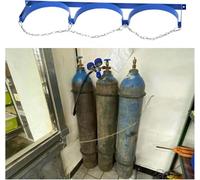 Support mural for bouteilles avec cadre antirouille sécurisé par chaîne for environnements de laboratoire et industriels.(37.4x7.9 in/95x20 cm)