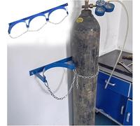 Support mural for bouteilles de gaz avec chaîne de protection et support de fixation en acier for bouteilles de gaz(37.4x7.9 in)