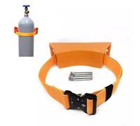 Support mural for bouteilles d'oxygène avec sangles réglables - Support en plastique ABS durable for bouteilles d'azote et d'acétylène(Orange,2m)