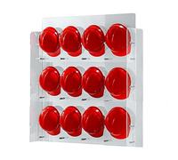 Support Mural for Casques de Chantier, présentoir for Casques de Pompiers, for ateliers, salles de conférence et espaces de Travail(Hold 12 Hats)