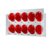 Support Mural for Casques de Chantier, présentoir for Casques de Pompiers, for ateliers, salles de conférence et espaces de Travail(Hold 10 Hats)