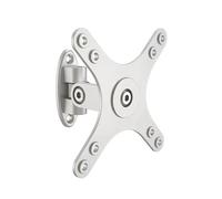 Support Mural for écran avec Plaque d'adaptation, Compatible VESA 100x100 et 75x75, Rotation à 360°.(Silver)