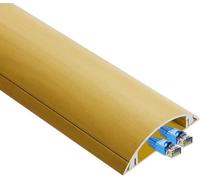 Support Mural for goulotte de câbles, kit de Dissimulation de Fils et de câbles Auto-adhésif, Manchon de Moulage de Fil incurvé for Dissimuler Les conduits de câbles Cache-câbles(Giallo,39.5mm)