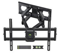 Support mural Full Motion pour la plupart des téléviseurs à écran plat de 37 à 83 pouces, support mural pivotant ou inclinable avec double bras articulés, pour clous en bois de 12"-16", VESA max 600 x