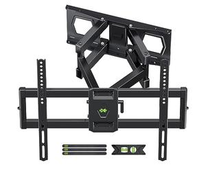 Support mural Full Motion pour la plupart des téléviseurs à écran plat de 37 à 83 pouces, support mural pivotant ou inclinable avec double bras articulés, pour clous en bois de 12"-16", VESA max 600 x