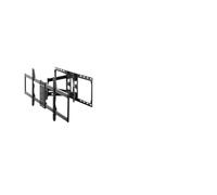 Support mural Full Motion pour téléviseurs de 26 à 90" Bras articulés réglables pivotant et inclinable Compatible avec VEVOR Installation facile Design robuste (1 pièce)