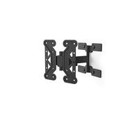 Hama Support mural TV FULLMOTION "Ultraslim" pour TV écran plat entre 48 cm et 122 cm (19" à 48"), pivotant et inclinable, jusqu'à 20 kg de charge supportée, VESA 200x200, 1 bras, Noir