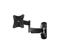 Support mural fullmotion pour tv, 3 étoiles, 66 cm (26), 2 bras, noir