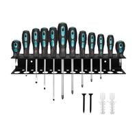 Support Mural Générique pour Tournevis - Organisateur d'Outils Métal Garage Atelier