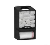 Support Mural Grand Capacité Non-Tissé Support Mural Grand Capacité(Black) | Grande capacité, tissu non-tissé pour robuste, compatible rouleaux standards, gain de place mural