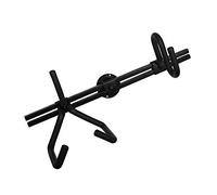 Support mural horizontal pour guitare électrique acoustique, noir, bras crochet, support pour guitare