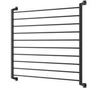 Support Mural Industriel Pour Rouleaux - Organisateur De Stockage Avec Barre Réglable Pour Vinyle, Tissu, Papier Peint Et Cuir - Gain De Place Pour Un Usage Professionnel(H210cm/82.6in/13 rolls)