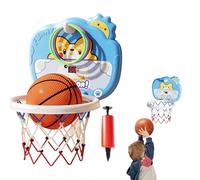 Support mural intérieur pour panier de basket-ball, panier de basket-ball d'intérieur pour enfants - Porte de basket-ball pour enfants avec panier de basket-ball à ventouse - Ensemble de jeu de