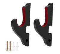 Support Mural Katana Lot de 2 Katana Rembourré Support Sabre Crochets Ajustables pour Tanto Rapier Light Saber Samurai Sword Cosplay Blade Tanjirou Demon Slayer Weapon Rack