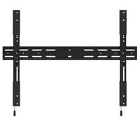 Support mural fixe Acier Noir pour écran 42 - 90 - Capacité 75 kg - VESA 100x 100mm - 800x600 mm