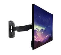 Support mural Lindy 40713 pour écran 10-26" VESA 75x75-100x100mm charge 20kg rotation 360° noir
