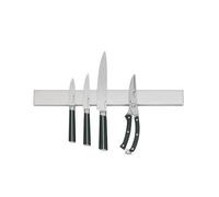 Kela Barre magnétique pour couteaux PLAN 45 x 5 x 1,5 cm en acier inoxydable argent mat
