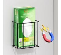 Support mural magnétique pour boîte à gants, distributeur de gants jetable, boîte à mouchoirs en latex de caoutchouc pour outils, garage, atelier, cuisine