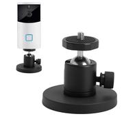 Support Mural magnétique pour caméra de Surveillance Ring Camera Support extérieur avec Aimant Puissant 15 KG Support caméra Mural 360° sans perçage Support Mural extérieur Compatible Ring Arlo Eufy