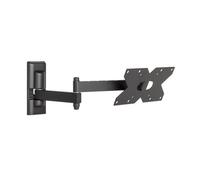 Meliconi Support TV CME EDR120 à double bras inclinable 14–32 pouces VESA 75-100-200x100 17 kg Noir