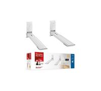 Support mural micro-ondes 29-42cm blanc 114.W